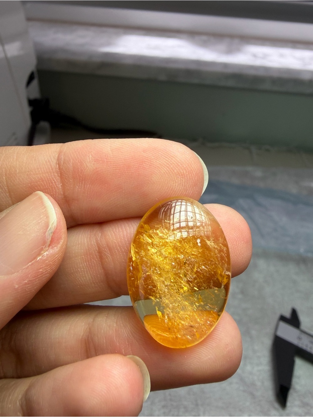 Golden Citrine 25 Carat Cabochon